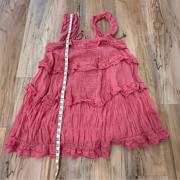 Pink Ruffled Jumpsuit - Picture 10 of 12